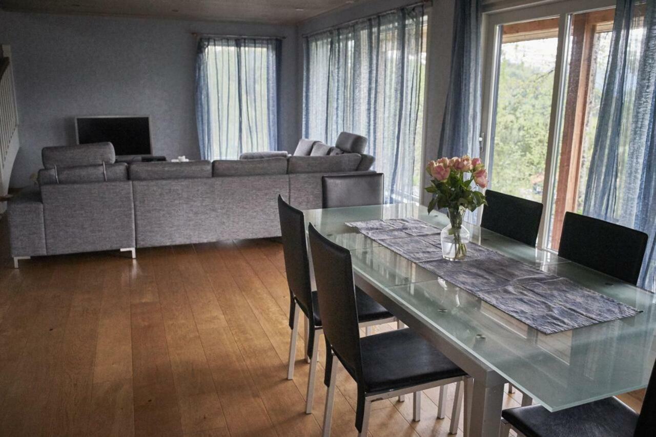 Panorama View Along The Fjord In Stryn Villa Blakset ภายนอก รูปภาพ